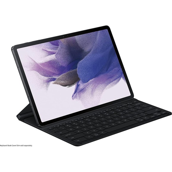 SAMSUNG Tablet Keyboard Cover Case for Galaxy Tab S8+, S7 FE, S7+ Lite w/ Large